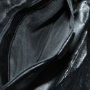 GUCCI Bamboo Hand Bag Leather 2way Black Gold 001 3754 1638 Auth th6215-17