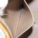 LOUIS VUITTON Monogram Vernis Houston Hand Bag Beige M91004 LV Auth th6217-11