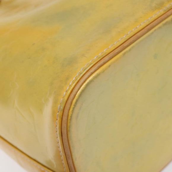 LOUIS VUITTON Monogram Vernis Houston Hand Bag Gris M91053 LV Auth th6218