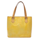 LOUIS VUITTON Monogram Vernis Houston Hand Bag Gris M91053 LV Auth th6218-13