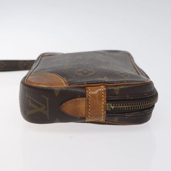 LOUIS VUITTON Monogram Marly Dragonne PM Clutch Bag M51827 LV Auth th6219