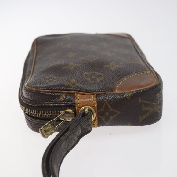 LOUIS VUITTON Monogram Marly Dragonne PM Clutch Bag M51827 LV Auth th6219