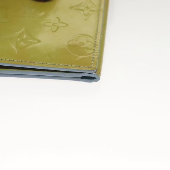 LOUIS VUITTON Monogram Vernis Walker Wallet Baby Blue M91073 LV Auth th6220