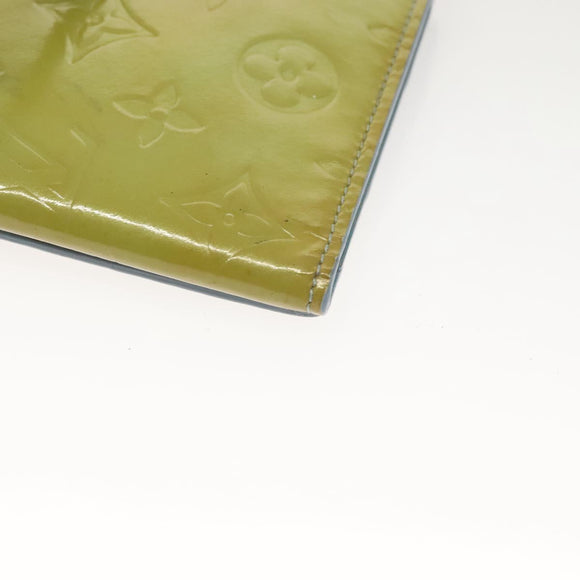 LOUIS VUITTON Monogram Vernis Walker Wallet Baby Blue M91073 LV Auth th6220