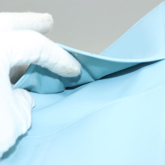 LOUIS VUITTON Monogram Vernis Walker Wallet Baby Blue M91073 LV Auth th6220