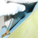 LOUIS VUITTON Monogram Vernis Walker Wallet Baby Blue M91073 LV Auth th6220-11