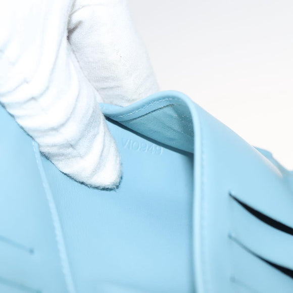 LOUIS VUITTON Monogram Vernis Walker Wallet Baby Blue M91073 LV Auth th6220