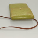 LOUIS VUITTON Monogram Vernis Walker Wallet Baby Blue M91073 LV Auth th6220-6