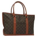 LOUIS VUITTON Monogram Sac Weekend PM Hand Bag M42425 LV Auth th6223-1
