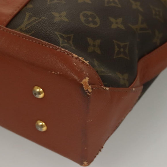 LOUIS VUITTON Monogram Sac Weekend PM Hand Bag M42425 LV Auth th6223