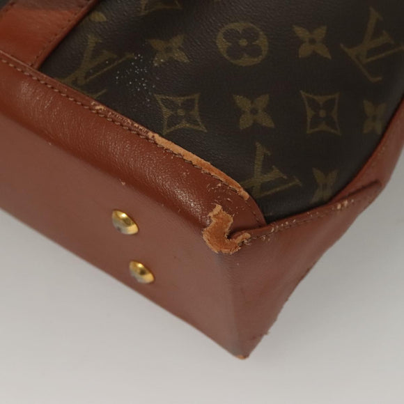 LOUIS VUITTON Monogram Sac Weekend PM Hand Bag M42425 LV Auth th6223