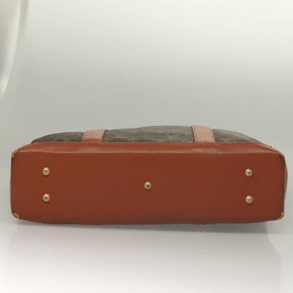 LOUIS VUITTON Monogram Sac Weekend PM Hand Bag M42425 LV Auth th6223