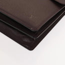 LOUIS VUITTON Taiga Serviette Kourad Business Bag Acajou M30076 LV Auth th6235-8
