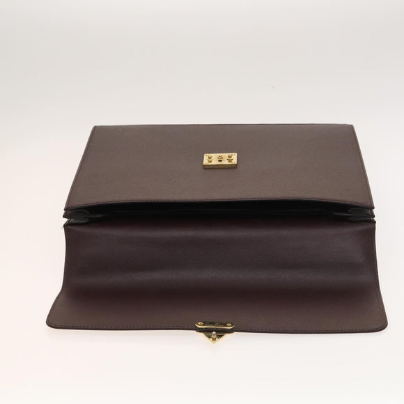 LOUIS VUITTON Taiga Serviette Kourad Business Bag Acajou M30076 LV Auth th6235