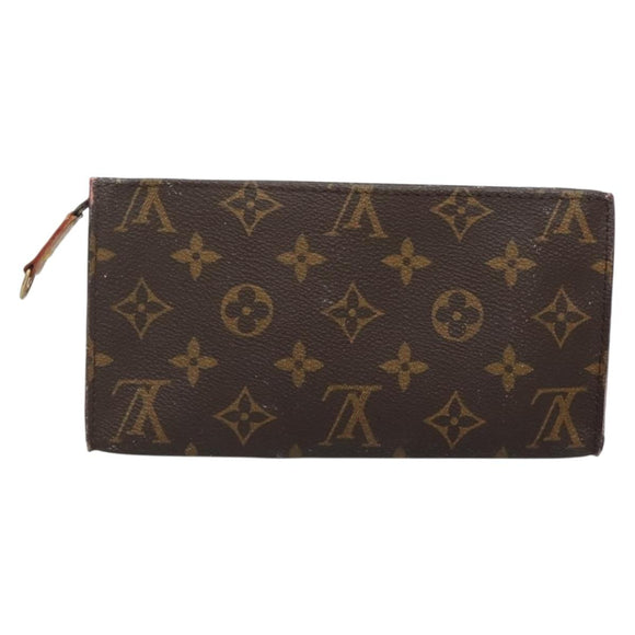 LOUIS VUITTON Monogram Bucket GM Accessory Pouch LV Auth th6237