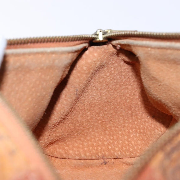 MCM Logogram Vicetos Shoulder Bag PVC Leather Brown Gold Auth th6240