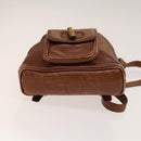 GUCCI Bamboo Backpack Leather Brown Gold 003 1705 0030 Auth th6241-5