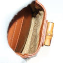 GUCCI Bamboo Backpack Leather Brown Gold 003 1705 0030 Auth th6241-25