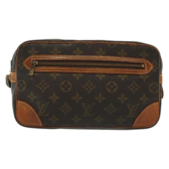 LOUIS VUITTON Monogram Marly Dragonne GM Clutch Bag M51825 LV Auth th6246