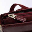 BURBERRY Nova Check Shoulder Bag Canvas Beige Silver Auth th6249-11