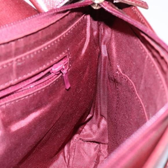 BURBERRY Nova Check Shoulder Bag Canvas Beige Silver Auth th6249