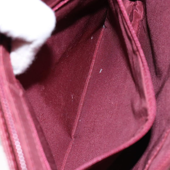 BURBERRY Nova Check Shoulder Bag Canvas Beige Silver Auth th6249