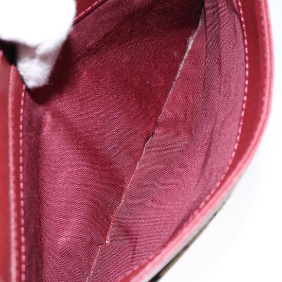 BURBERRY Nova Check Shoulder Bag Canvas Beige Silver Auth th6249