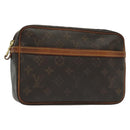 LOUIS VUITTON Monogram Compiegne 23 Clutch Bag M51847 LV Auth th6257-1