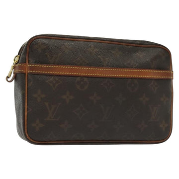 LOUIS VUITTON Monogram Compiegne 23 Clutch Bag M51847 LV Auth th6257