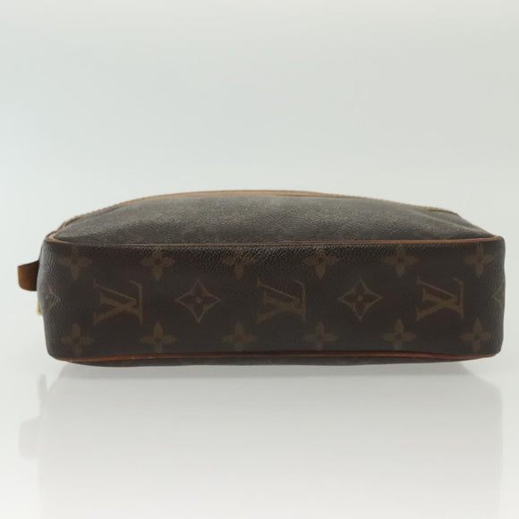 LOUIS VUITTON Monogram Compiegne 23 Clutch Bag M51847 LV Auth th6257