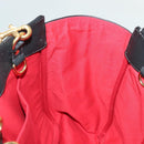 Chloe Shoulder Bag Leather Black Gold Auth th6258-17