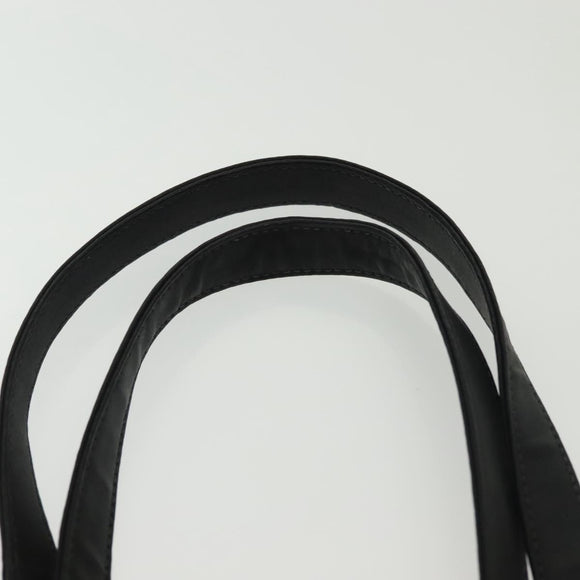 Chloe Shoulder Bag Leather Black Gold Auth th6258