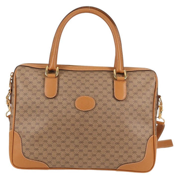 GUCCI Micro GG Supreme Boston Bag PVC 2way Beige Gold 002 122 0033 Auth th6260 - 0