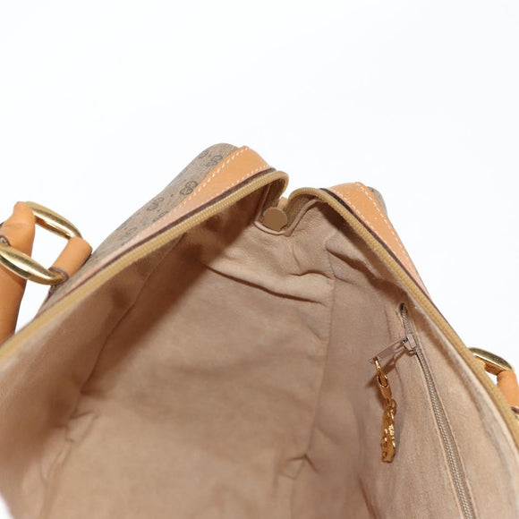 GUCCI Micro GG Supreme Boston Bag PVC 2way Beige Gold 002 122 0033 Auth th6260