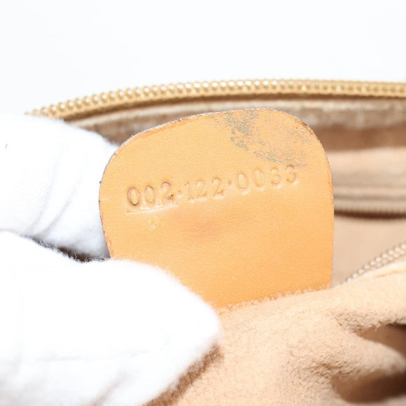 GUCCI Micro GG Supreme Boston Bag PVC 2way Beige Gold 002 122 0033 Auth th6260