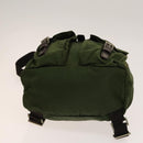 PRADA Backpack Nylon Khaki Auth th6262-5