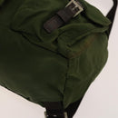 PRADA Backpack Nylon Khaki Auth th6262-16