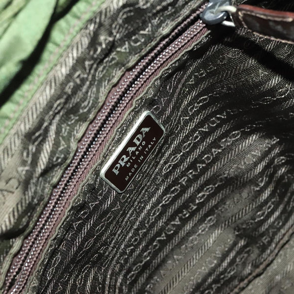 PRADA Backpack Nylon Khaki Auth th6262