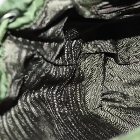 PRADA Backpack Nylon Khaki Auth th6262