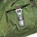 PRADA Backpack Nylon Khaki Auth th6262-25
