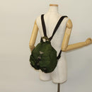 PRADA Backpack Nylon Khaki Auth th6262-27
