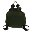 PRADA Backpack Nylon Khaki Auth th6262-2