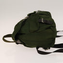 PRADA Backpack Nylon Khaki Auth th6262-4