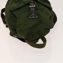 PRADA Backpack Nylon Khaki Auth th6262-6