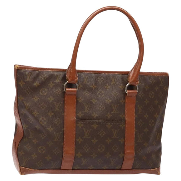 LOUIS VUITTON Monogram Sac Weekend PM Hand Bag M42425 LV Auth th6263