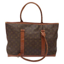 LOUIS VUITTON Monogram Sac Weekend PM Hand Bag M42425 LV Auth th6263-2
