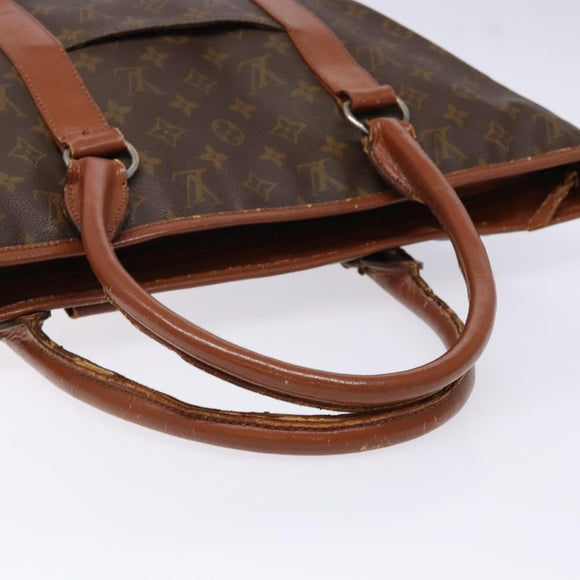 LOUIS VUITTON Monogram Sac Weekend PM Hand Bag M42425 LV Auth th6263
