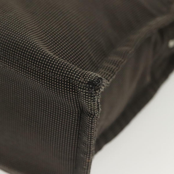 HERMES Fourre Tout MM Hand Bag Canvas Gray Auth th6264