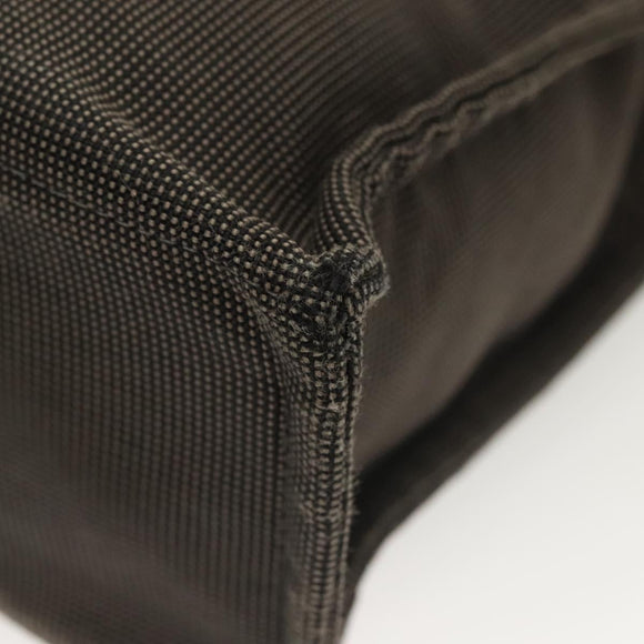 HERMES Fourre Tout MM Hand Bag Canvas Gray Auth th6264