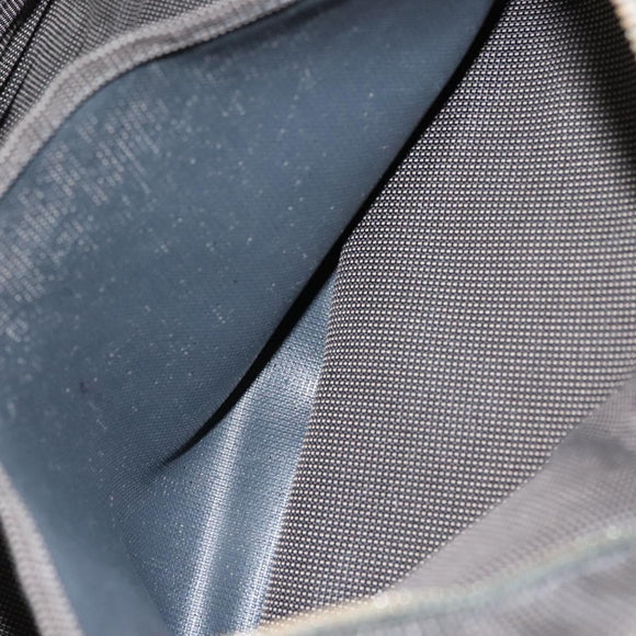 HERMES Fourre Tout MM Hand Bag Canvas Gray Auth th6264